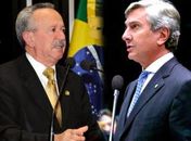 Benedito de Lira e Fernando Collor 