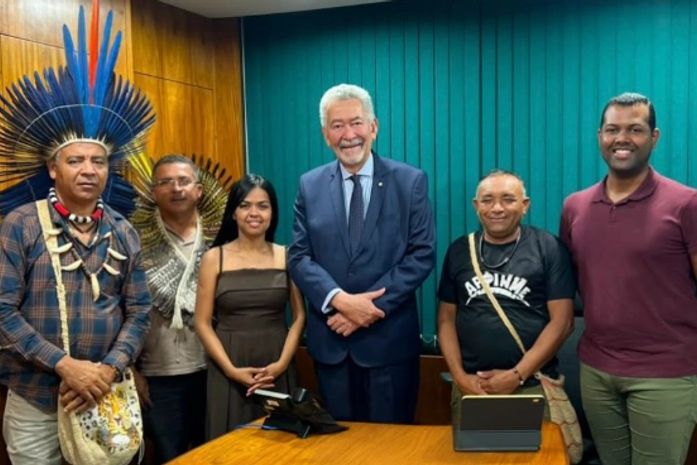 Paulão recebe lideranças indígenas