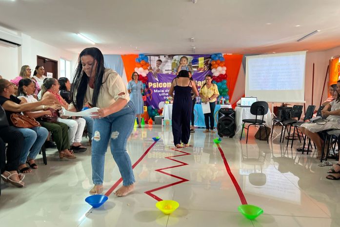 Professores e educadores de Traipu participam de formação sobre psicomotricidade