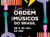 Secult irá transmitir Live solidária da Ordem dos Músicos do Brasil