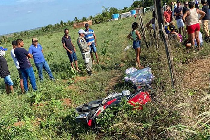 Ao retornar de festa, motociclista com suspeita de embriaguez perde controle e morre em acidente no Agreste de AL