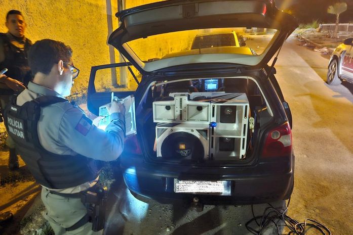 10 equipamentos de som são apreendidos no fim de semana durante operação da SSP em Maceió