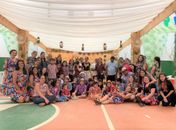 Festa junina promove a socialização entre crianças e família do Espaço Trate