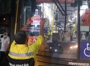 Com irregularidades, 19 ônibus são lacrados e retidos nas garagens 