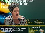 Mais uma das pretas “aposta” do Instituto Raízes de Áfricas entra para equipe de transição do governo Lula. Salve!