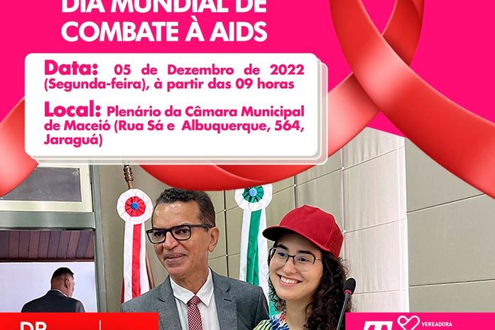 Teca Nelma anuncia Audiência Pública para discutir combate à Aids