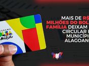 Mais de R$ 17 milhões do Bolsa Família deixam de circular em municípios alagoanos