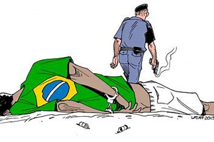 Eu achei que a polícia defendia a gente dos bandidos, mas ela acha que a gente é O bandido. Por quê?- perguntou o menino negro, de 10 anos