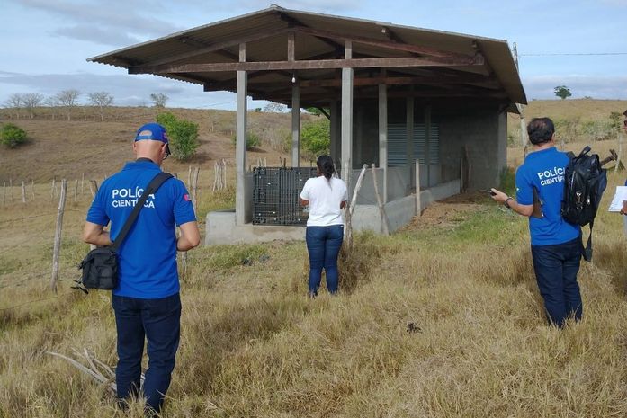 Polícia Cientifica realiza reprodução simulada para elucidar morte de menino de 10 anos em Quebrangulo