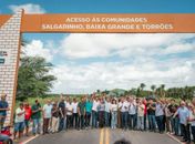 Comunidades rurais de São José da Tapera ganham acesso asfaltado