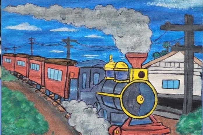 Alunos são estimulados a conhecer a importância da ferrovia em Rio Largo com exposição de trabalhos escolares na estação da cidade