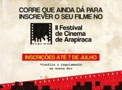 Festival de Cinema de Arapiraca: inscrições abertas para curtas até esta sexta-feira (7)