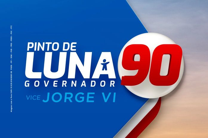 Divulgada logo da campanha de Pinto de Luna ao governo de Alagoas