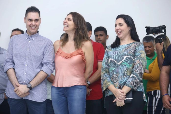 Prefeito Joãozinho, Deputada Jó Pereira e Prefeita Pauline Pereira