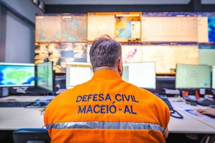 Defesa Civil de Maceió alerta para possibilidade de chuvas significativas na sexta-feira (17)