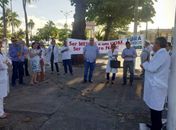 Médicos Alagoanos fazem ato e pedem saída do ministro da saúde