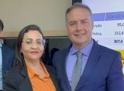 Em Brasília, Vicka Pacheco pede a Renan Filho reconstrução de estrada que liga São Luís a Flexeiras