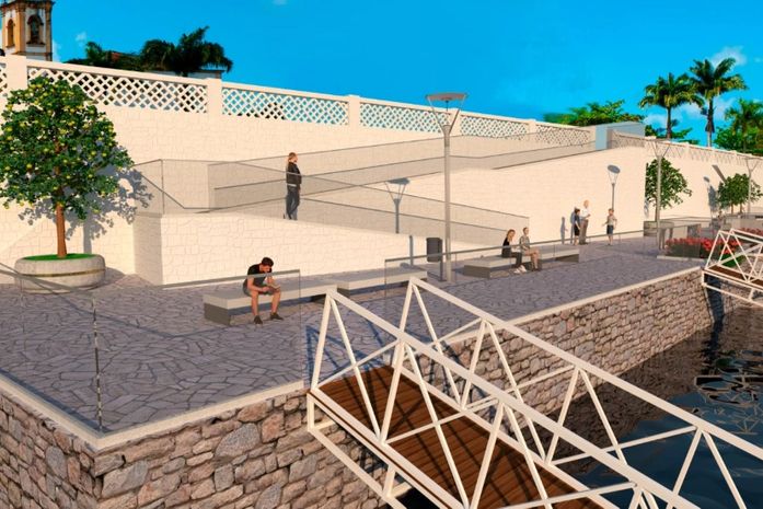 Prefeito Ronaldo Lopes apresenta mais uma obra do PAP: píer vai fortalecer turismo em Penedo