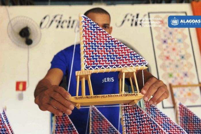 Troféu do prêmio foi confeccionado por mão de obra carcerária, incentivando a ressocialização no estado