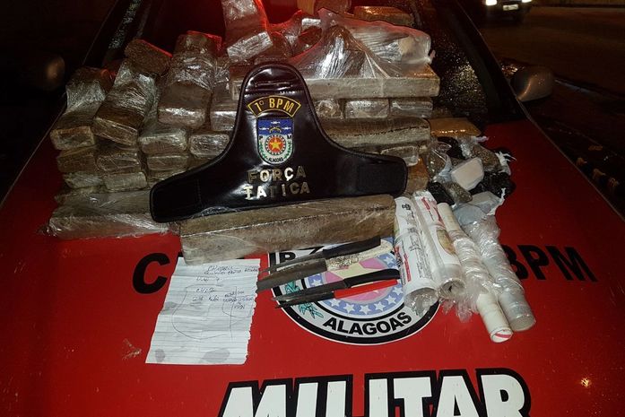 Após denúncia, BPM apreende cerca de 40kg de maconha em residência no Vale do Reginaldo