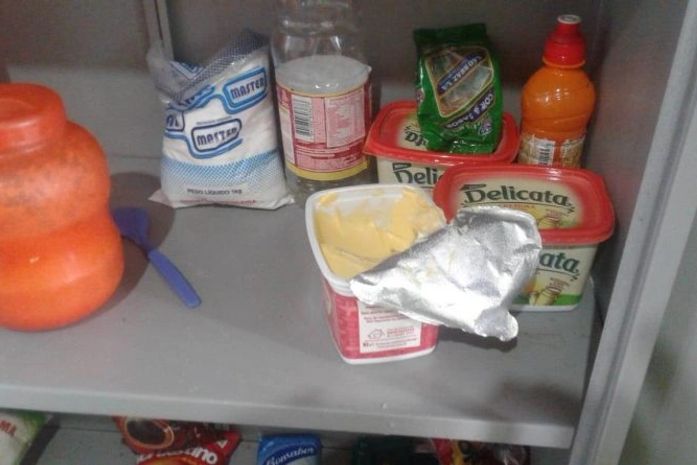 Liquidificador foi levado e parte da merenda roubada