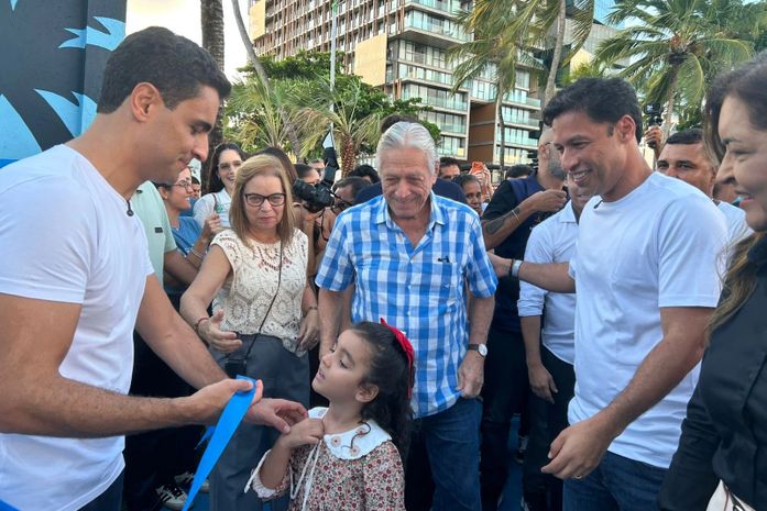 JHC inaugura nova orla do Porto em ato marcado por simbolismo e força política no PSDB