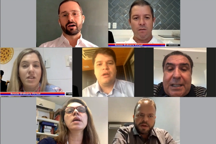 Sessão da ALE online