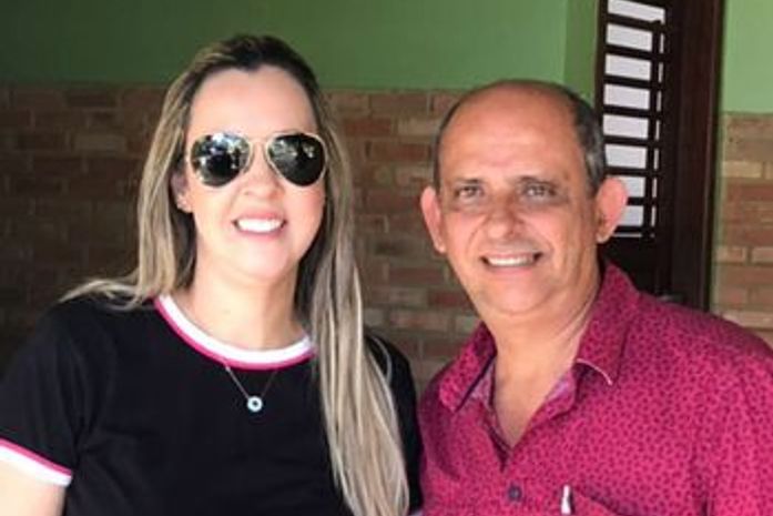 Prefeita Emanuella e o secretário Ronaldo Lessa