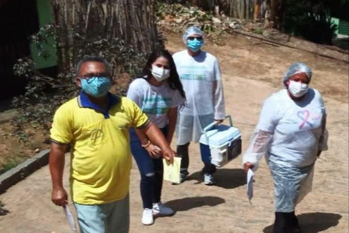 Saúde de Branquinha garante aplicação da primeira dose em 100% dos idosos com 60 anos