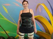 Ex-ginasta Lais Souza aparece de pé em foto e viraliza nas redes