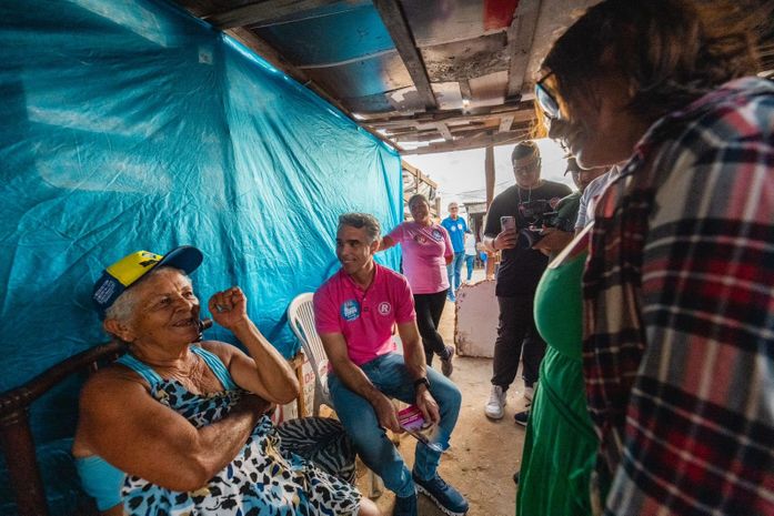 Rafael Brito propõe soluções para o déficit habitacional em visita à ocupação Tia Marcelina