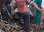 Idoso fica ferido após colisão de carro com muro em município de Alagoas