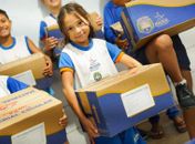 Educação distribui 6.932 kits escolares, materiais pedagógicos e equipamentos
