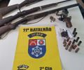Homem é preso pela Polícia Militar com armas e munições na zona rural de Piaçabuçu