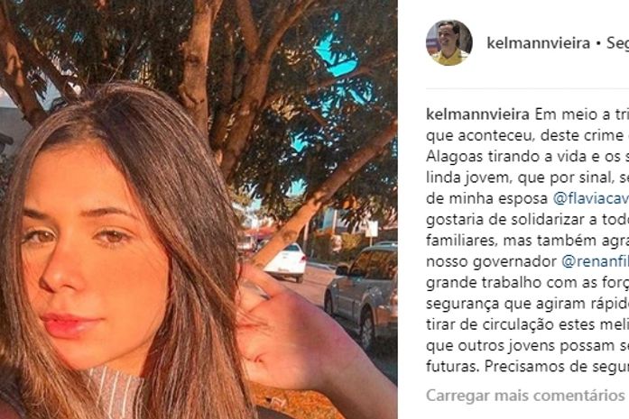 Kelmann elogia rapidez de respostas em relação ao homicídio de Giovanna