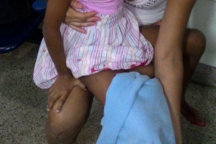 Criança foi atingida com um tiro na perna