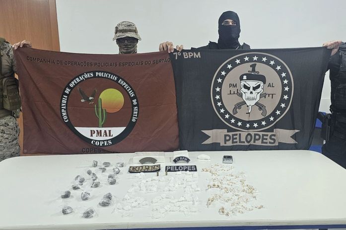 PM de Alagoas apreende mais de 50 kg de drogas e 46 armas de fogo em uma semana