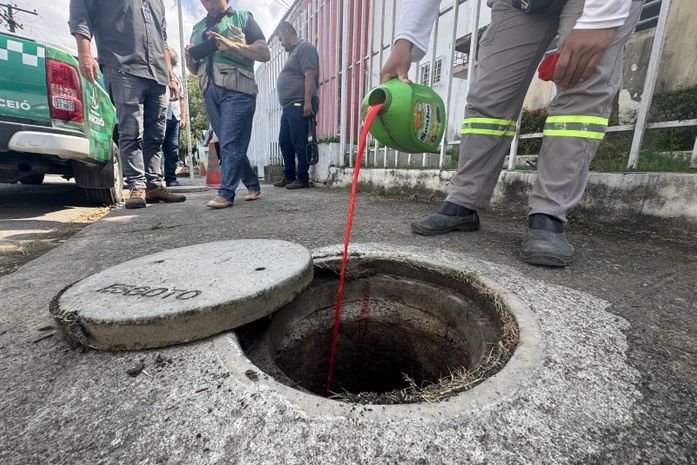Ligações clandestinas de esgoto são identificadas no Centro de Maceió