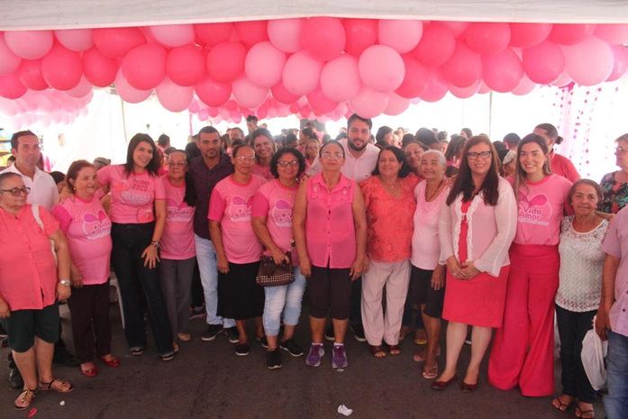 Secretarias de Santana do Mundaú promovem evento de encerramento do Outubro Rosa