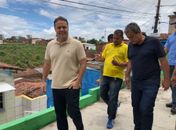 Governador e secretário visitam áreas atingidas pelas fortes chuvas em Maceió