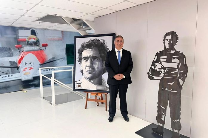 Prefeito George Clemente participa de reuniões no Instituto Ayrton Senna e no escritório do Governo, em São Paulo