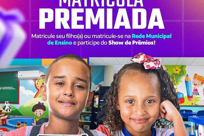 Prefeitura de Traipu lança segunda edição do Programa Matrícula Premiada

