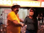 Prefeito de Rio Largo, Gilberto Gonçalves, acompanha vacinação de pessoas acima de 54 anos
