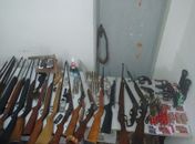 26 armas foram apreendidas durante operação