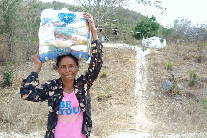 Famílias do Sertão Alagoano serão assistidas pela LBV com cestas de alimentos