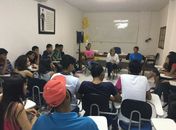 Prefeita Eliza Alves se reúne com alunos da Escola Fernandina Malta