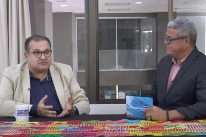 Programa Personalidades entrevista George Santoro, secretário da Fazenda de AL