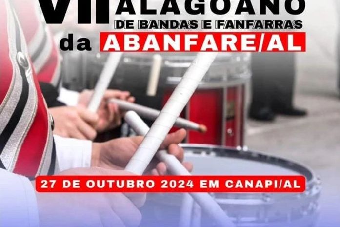 Canapi sediará o 7° Campeonato Estadual de Bandas e Fanfarras de Alagoas