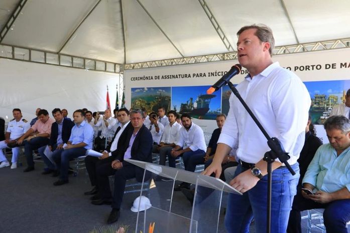 Ministros participam da assinatura da ordem de serviço de dragagem do Porto de Maceió
