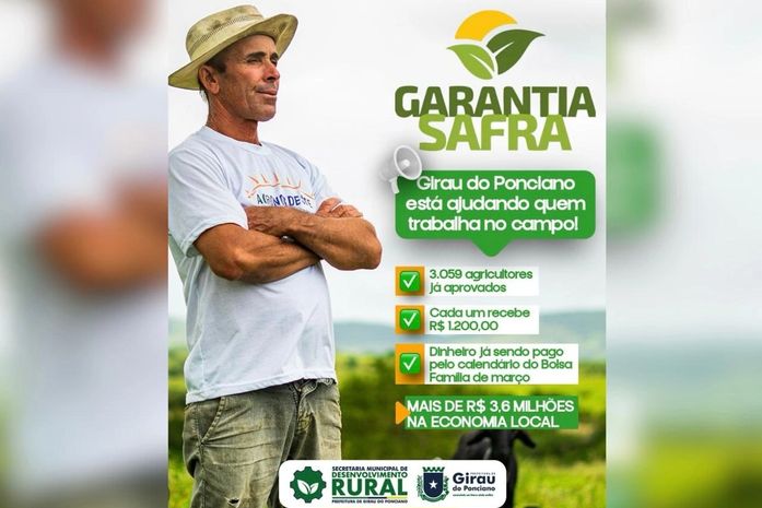 Girau do Ponciano Apoia Agricultores com Garantia Safra